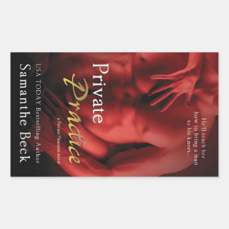 Privé-oefening door Samanthe Beck Rechthoekige Sticker