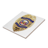 privé-onderzoekersbadge tegeltje (Zijkant)