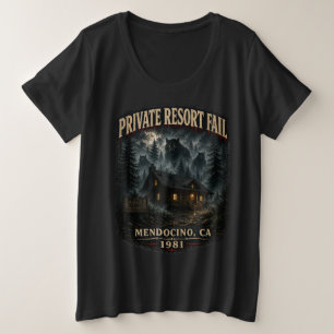 Prive Resort Fail Dames Plus Size Donker Grote Maat T-shirt