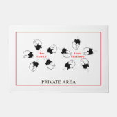 privé-ruimte deurmat (Voorkant)