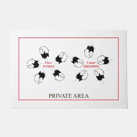 privé-ruimte deurmat (Voorkant)