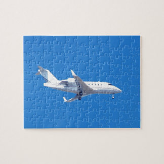 Privé-vliegtuig. Legpuzzel