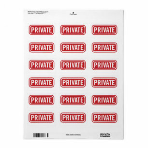 Privélabel Etiket