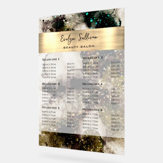 Prix de l'Aquarelle verte d'olive Emerald (Angle)