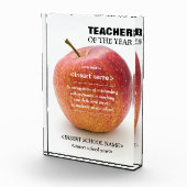 Prix de l'enseignant de l'année Bloc photo (Droite)