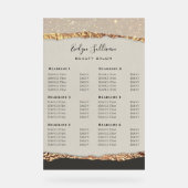 Prix du papier Shimmer noir or (Recto)