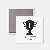 Prix du trophée Champion sur mesure frigo aimant (Recto/Verso)