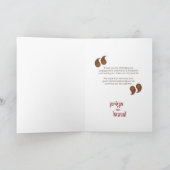 Priya - Carte de remerciements d'impression Paisle (Intérieur)