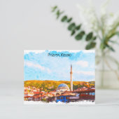 Prizren Kosovo sinan pasha moskee Briefkaart (Staand voorkant)