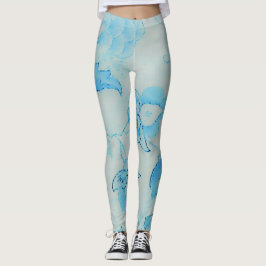 Prizzy Prints - Uniek Blauwgroen Blauw Leggings