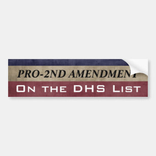 Pro 2de wijziging en op de lijst bumpersticker