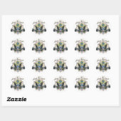 Pro 2e wijziging Pistool-Toting Eagle Gear Ronde Sticker (Vel)