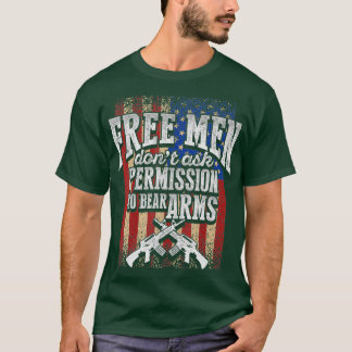 Pro 2nd Amendment Gun Rights Anti Gun Control T-shirt
