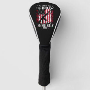Pro 45 Ik stem op The Outlaw And The Hillbilly Golfheadcover