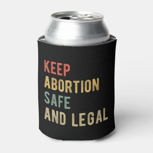 Pro Abortus - Bewaar abortus veilig en legaal i Blikjeskoeler (Blikje Voorkant)