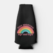 Pro abortus - veilig en legaal houden van abortus  flesjeskoeler (Voorkant)