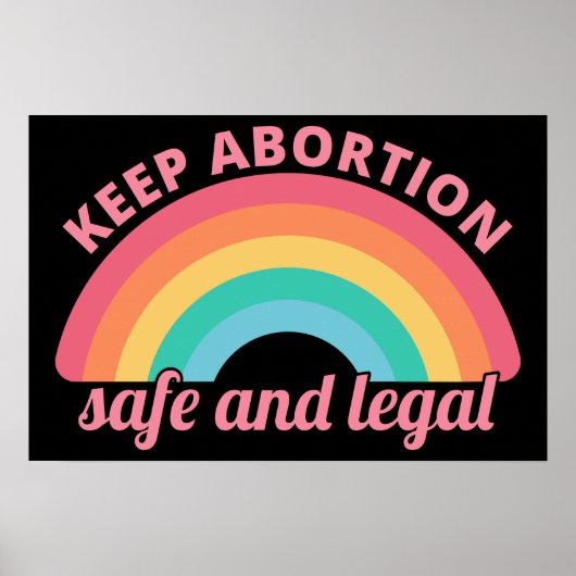 Pro abortus - veilig en legaal houden van abortus  poster (Voorkant)