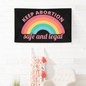 Pro abortus - veilig en legaal houden van abortus spandoek (Insitu)