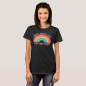 Pro abortus - veilig en legaal houden van abortus  t-shirt (Voorkant volledig)