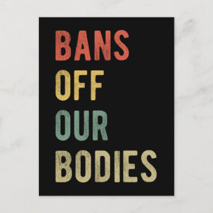 Pro Abortus - Verbod van onze lichamen I Briefkaart