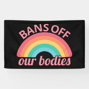 Pro Abortus - verbod voor onze organen II Spandoek