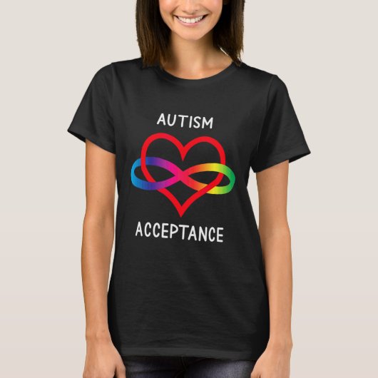 Pro Acceptatie Neurodiversiteit voor oneindige aut T-shirt (Voorkant)