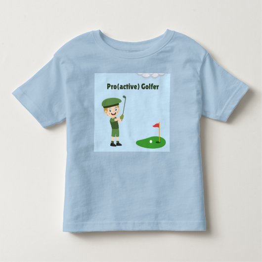 Pro(actieve) Golfer Kinder Shirts (Voorkant)
