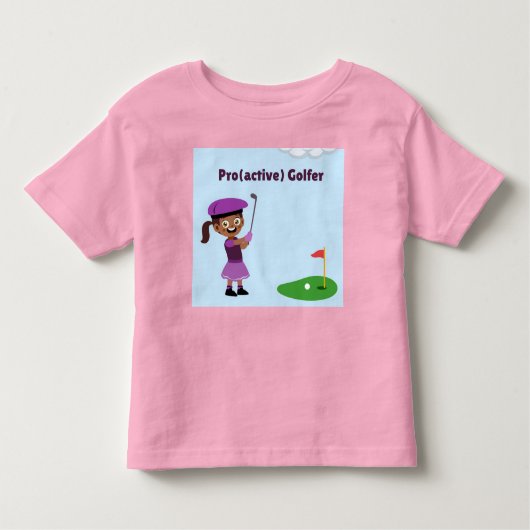 Pro(actieve) Golfer T-shirt  (Voorkant)