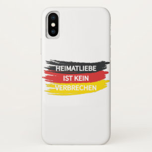 Pro AFD Deutschland   Spruch Alternative T-Shirt iPhone X Hoesje