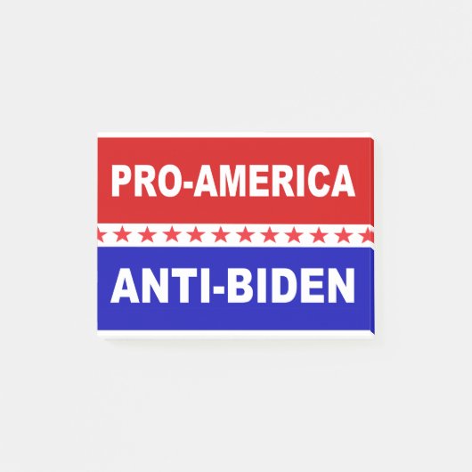Pro America Anti-Biden Post-it® Notes (Voorkant)