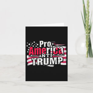 Pro-Amerika Anti-Trump - Amerikaanse vlag Verzet z Kaart
