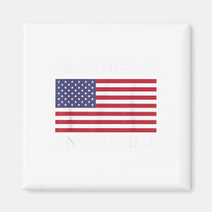 Pro-Amerika Anti-Trump - Amerikaanse vlag Verzet z Magneet