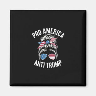 Pro Amerika Anti Trump Rommelige Knot Politieke Vl Magneet