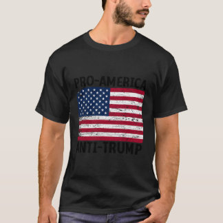 Pro-Amerika Anti-Trump Shirt - Amerikaanse vlag