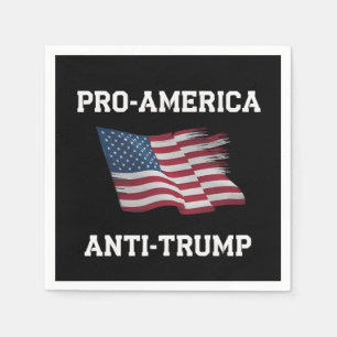 Pro-Amerika Anti-Trump Vlag van de VS Servet