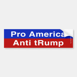 Pro-Amerika, antitrump Bumpersticker