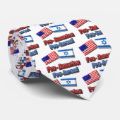 Pro-Amerika/Israël Stropdas (Opgerold)