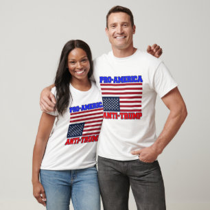 Pro-Amerikaans Anti-Trump T-shirt