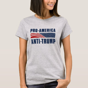 Pro-Amerikaanse antitrump T-shirt