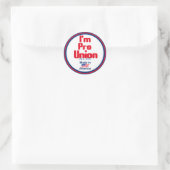 Pro autocollant des syndicats (Sac)