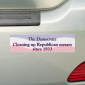 Pro autocollant humoristique de Parti démocrate (En voiture)