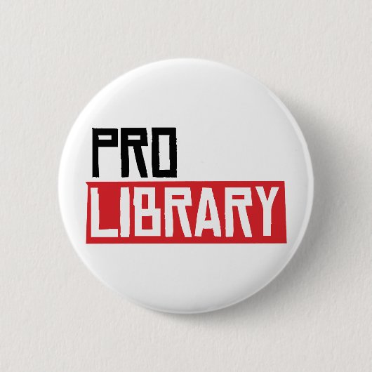 PRO-BIBLIOTHEEK RONDE BUTTON 5,7 CM (Voorkant)