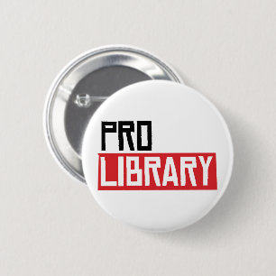PRO-BIBLIOTHEEK RONDE BUTTON 5,7 CM