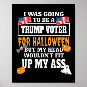 Pro Biden Grappig Anti Trump Anti Republikeinse Ha Poster