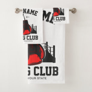 Pro Boxer AJOUTER NOM Gants rouges Boxer Ring Trai