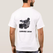 pro camera vooraan, camera-bemanning t-shirt (Achterkant)