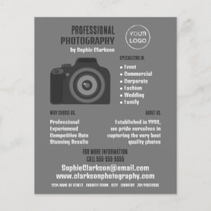 Pro-camerapictogram, fotograaf, fotografische hire flyer