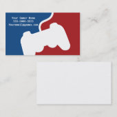 Pro cartes de visite de jeu vidéo de Gamer (Devant / Derrière)