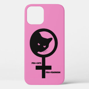 Pro Cats Pro Feminism iPhone 12 Hoesje