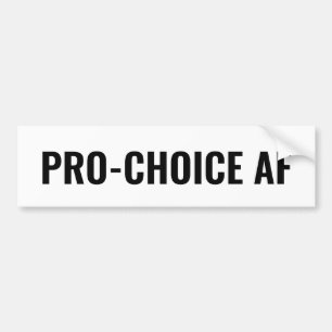 Pro Choice AF-rechten voor zwarte abortus Bumpersticker